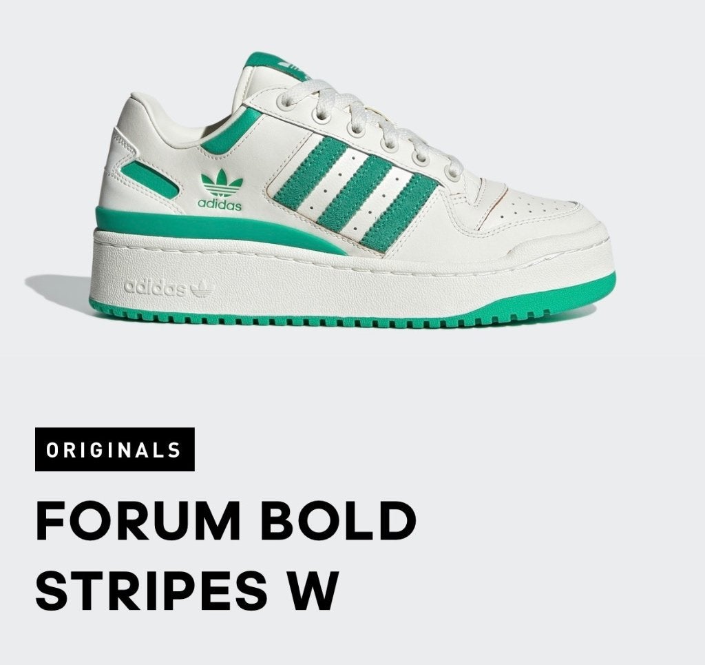 Adidas Forum Bold Stripes W - Off White maat 40 wit/groen, Kleding | Dames, Adidas, Wit, Ophalen of Verzenden, Sneakers of Gympen