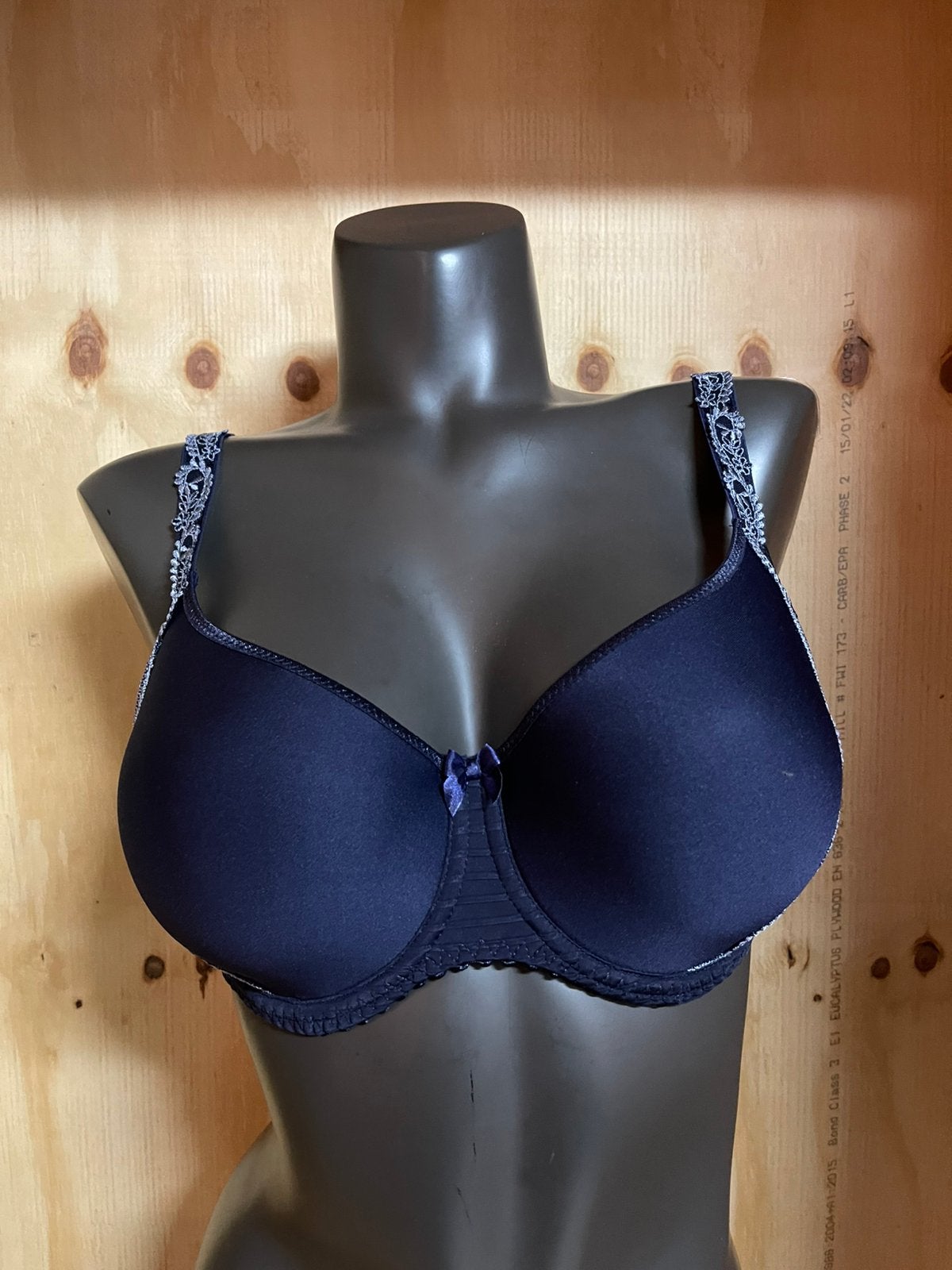 Louisa bracq t shirt bh 85c model elise, Verzenden, Blauw, BH