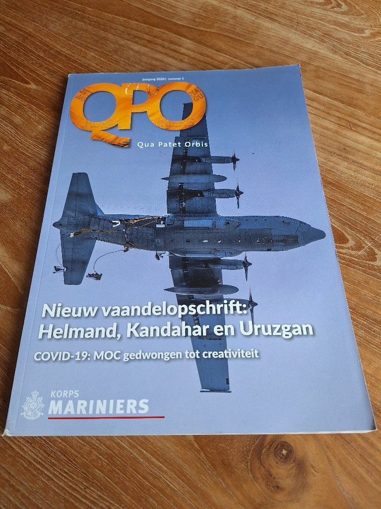 QPO Qua Patet Orbis - Korps Mariniers Tijdschriften, Marine, Zo goed als nieuw, 1945 tot heden, Korps Mariniers