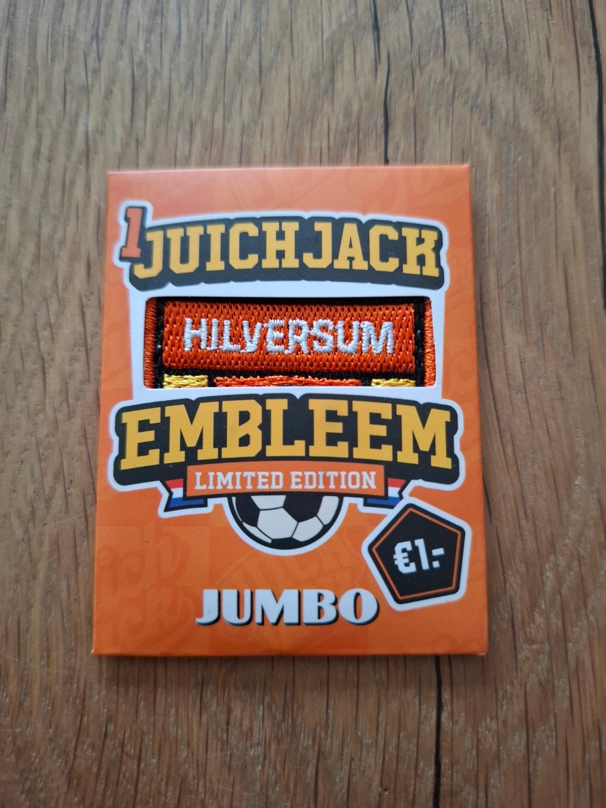 Jumbo juich strijk embleem Ruilen, Hobby en Vrije tijd, Spaarzegeltjes, Ophalen of Verzenden, Zegels, Bonnen of Punten