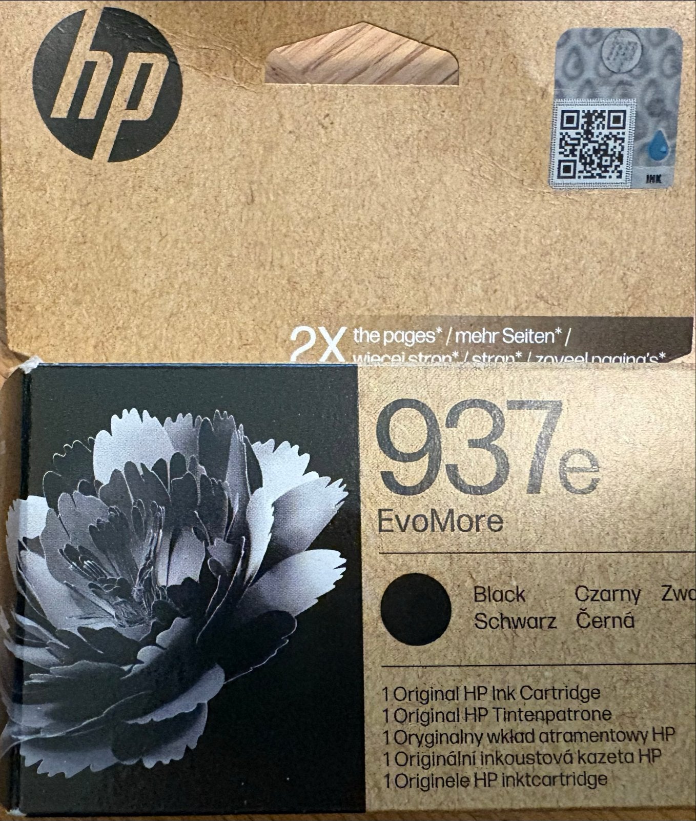 HP 937e EvoMore Zwarte en magenta Inktcartridge, Ophalen of Verzenden, Nieuw, Cartridge