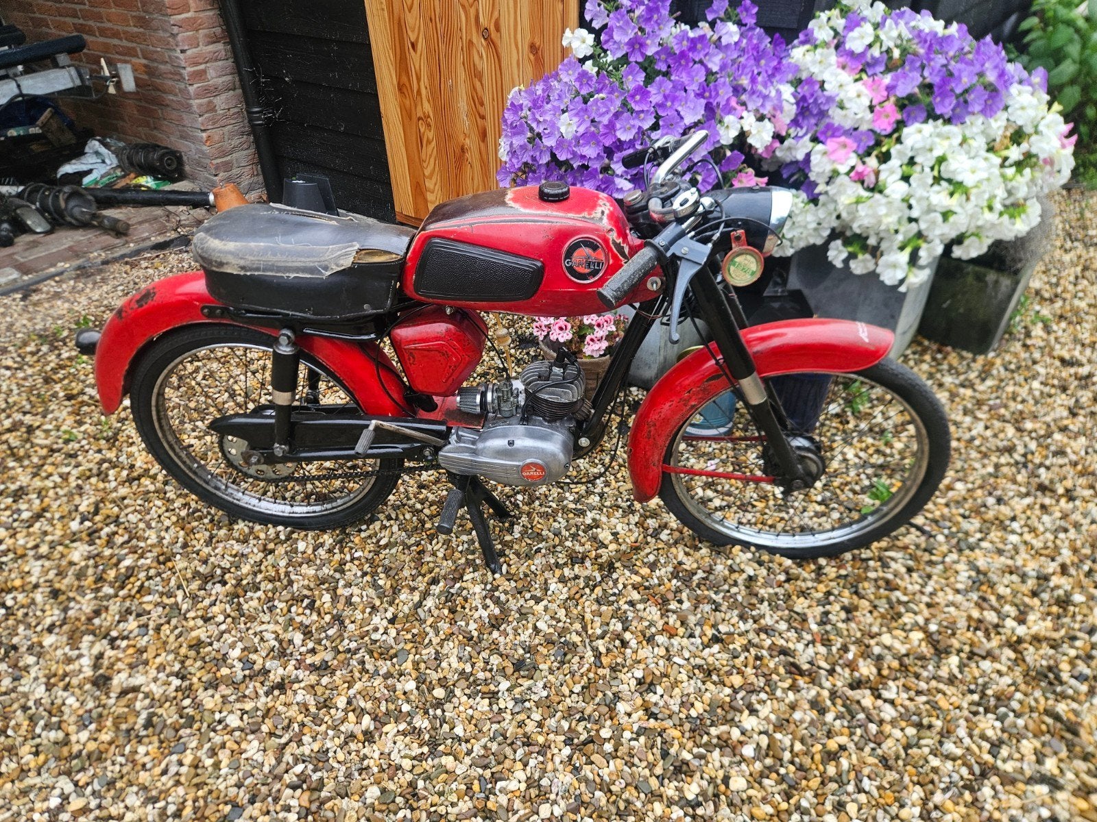 Garelli junior tourismo, projectje, Fietsen en Brommers, Brommers | Oldtimers, Ophalen, Overige merken