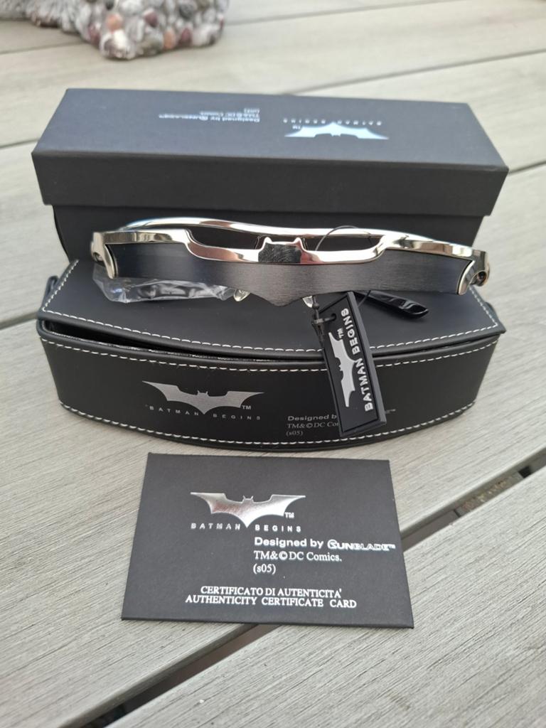 Batman sunblade Zonnebril - Nieuw in doos met certificaat, Overige merken, Zonnebril, Zwart, Nieuw
