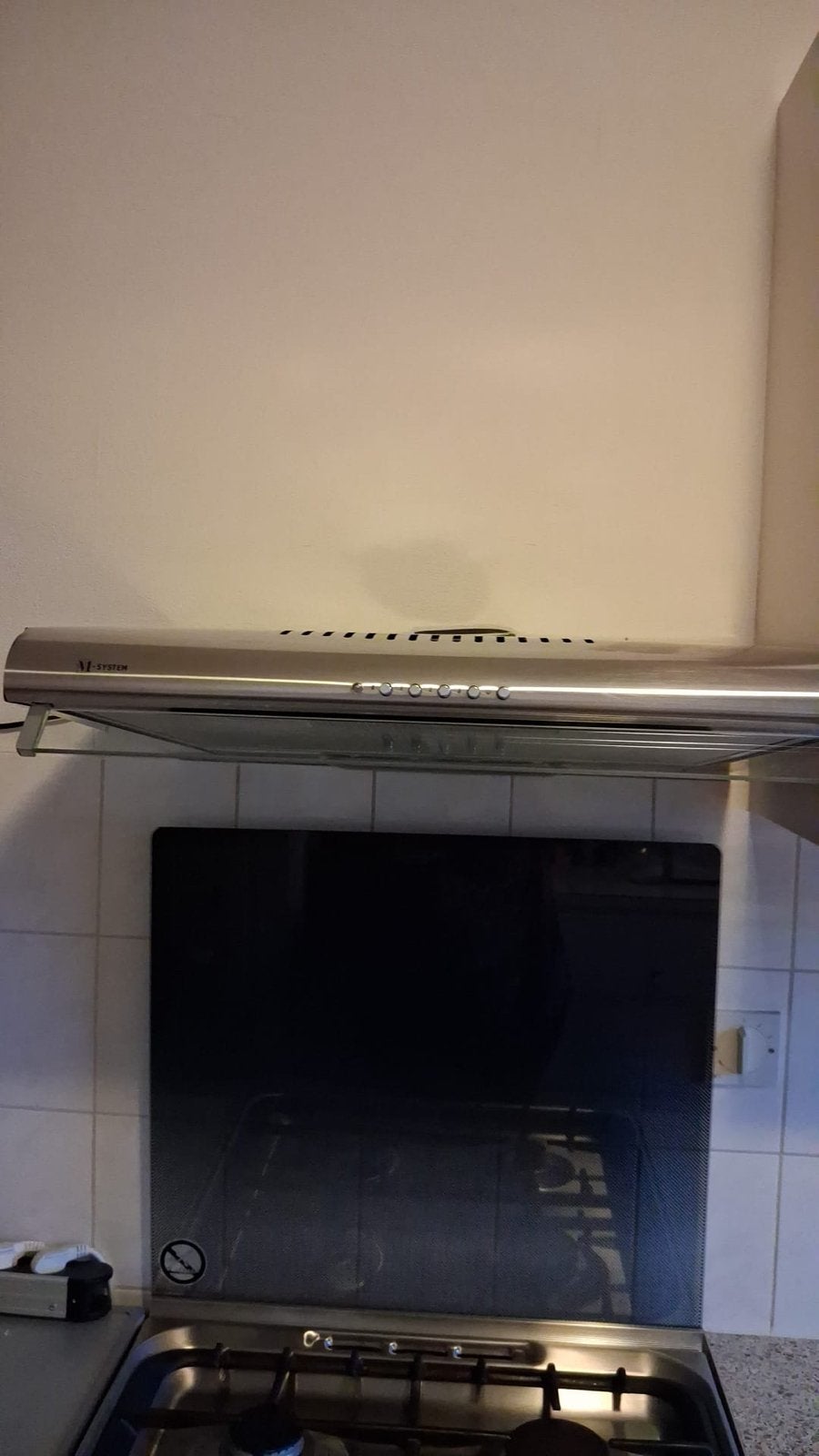 Afzuigkap RVS - Goede staat, Witgoed en Apparatuur, Gebruikt, Minder dan 200 m³ per uur, Ophalen of Verzenden, Vrijstaand