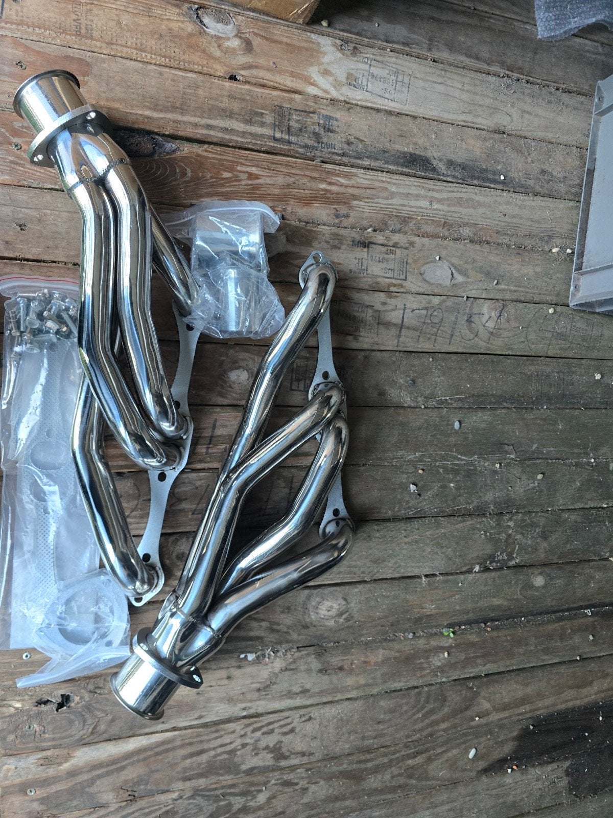 Small Block Headers - Chroom Uitlaatspruitstukken, Ophalen of Verzenden, Nieuw, Amerikaanse onderdelen