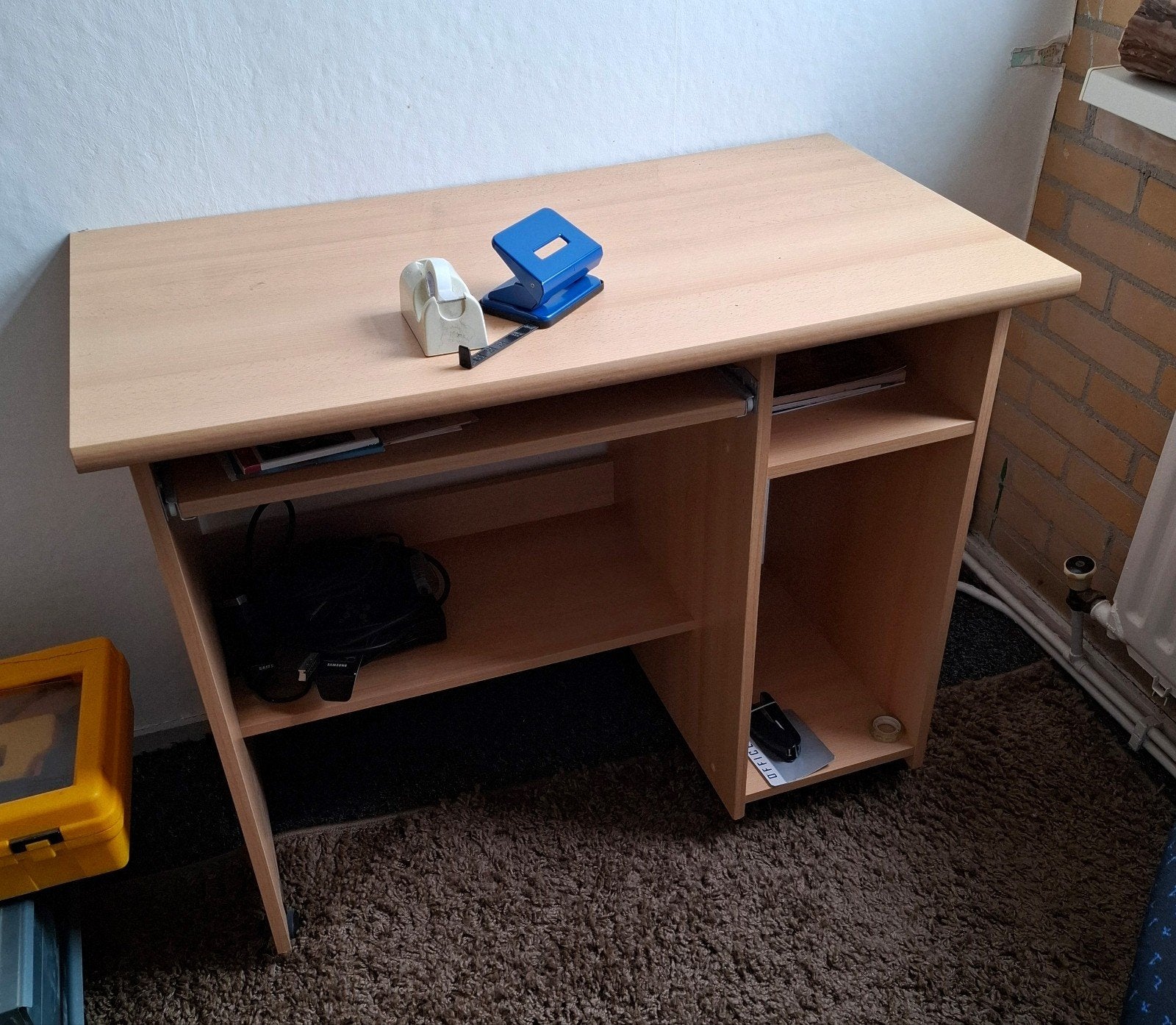 Bureau en bureau stoel, Ophalen, Gebruikt