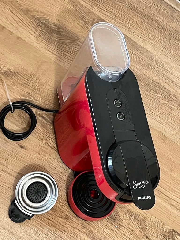 Philips Senseo HD7880 Pads Koffiezetapparaat Rood, Ophalen of Verzenden, Gebruikt