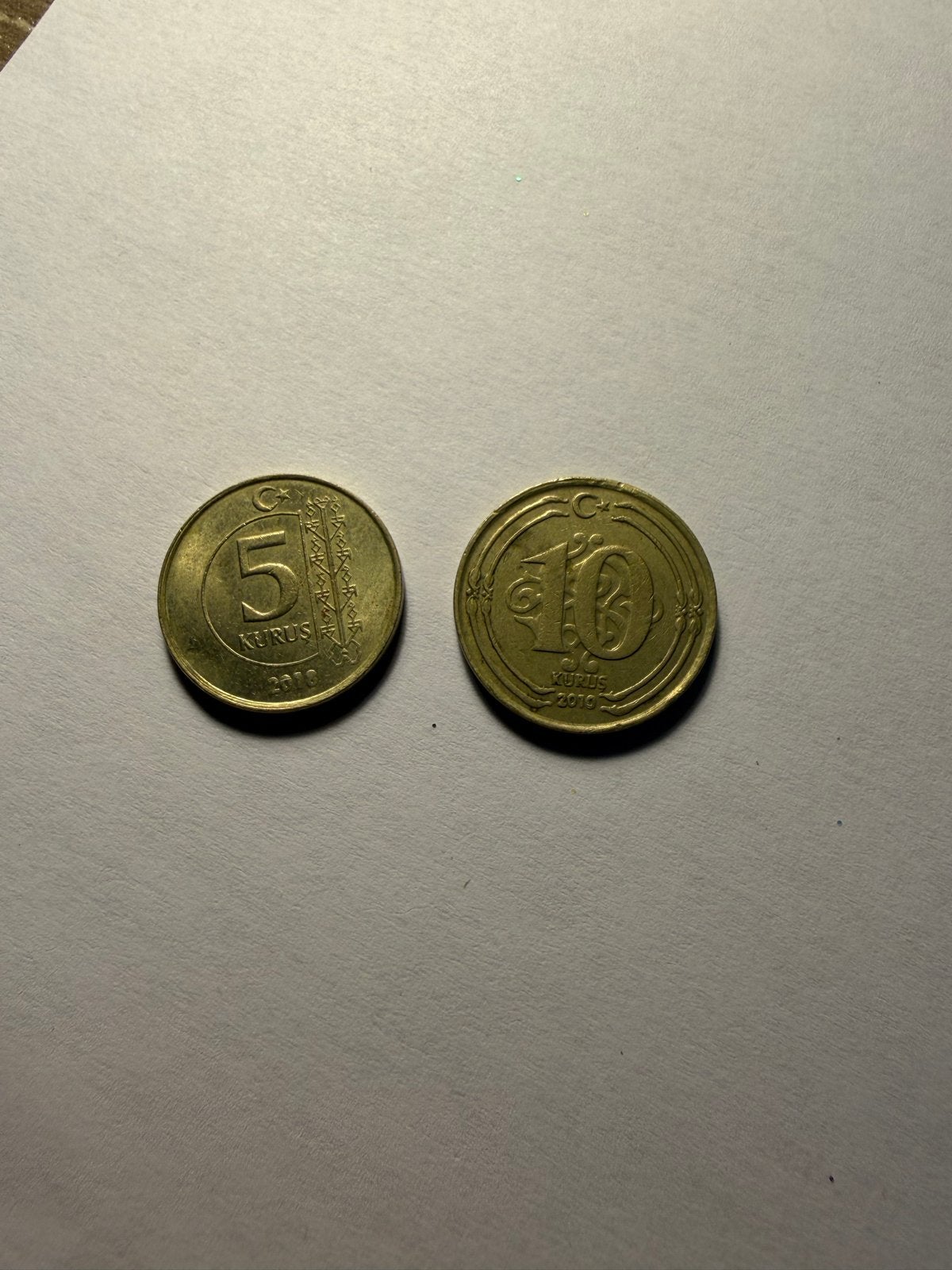 Turkse 5 en 10 Kurus munten 2010, Ophalen, Midden-Oosten, Setje