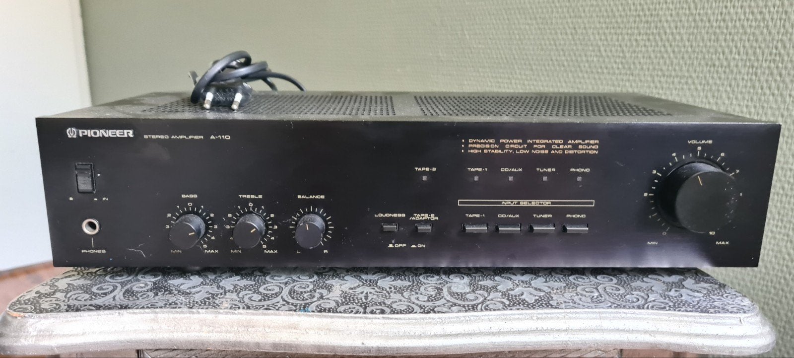 pioneer versterker stereo amplifier A-110, Ophalen, Gebruikt, Pioneer, 120 watt of meer