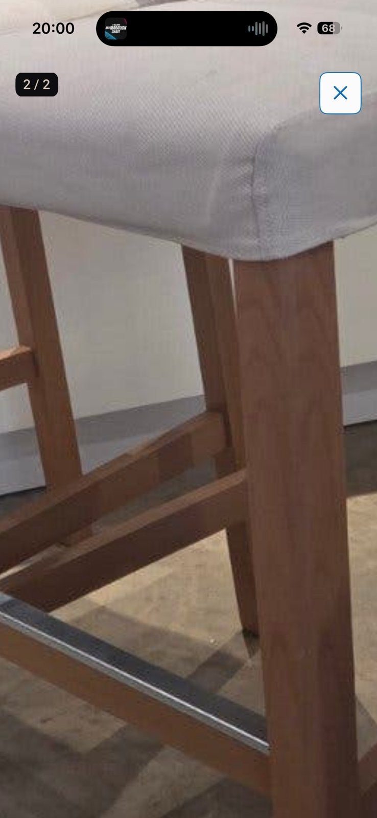 bergmund ikea bar kruk, 2 krukken, Ophalen of Verzenden, 60 tot 90 cm
