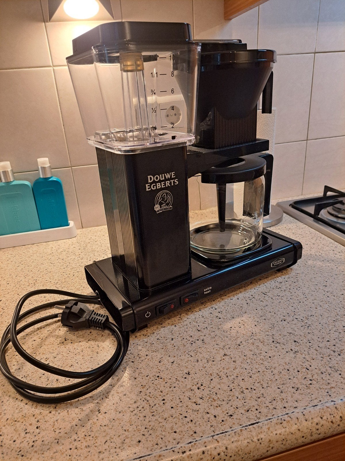 Douwe Egberts Koffiezetapparaat - Technivorm Moccamaster, Witgoed en Apparatuur, Gebruikt, 10 kopjes of meer, Koffiemachine, Gemalen koffie