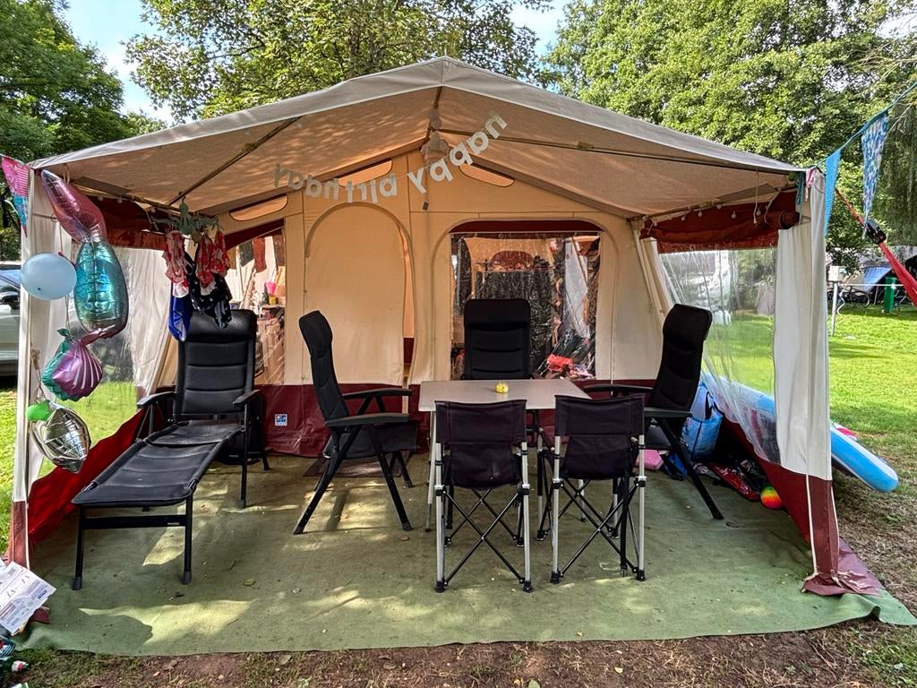 Jamet louisiana 6p vouwwagen 2012, Caravans en Kamperen, Ophalen, Gebruikt, Meer dan 6