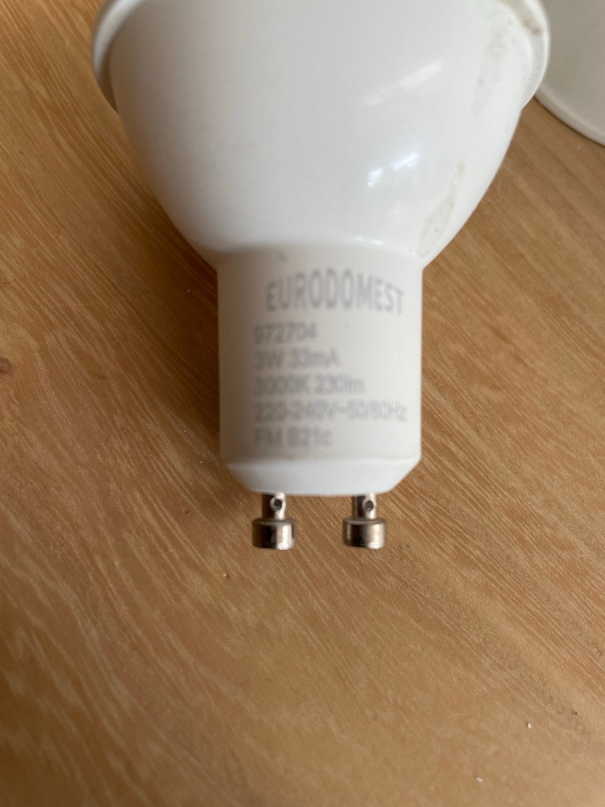 Set van 6 GU10 LED-lampen, 3W, 3000K, Huis en Inrichting, Philips, Led-lamp, Gebruikt, GU10