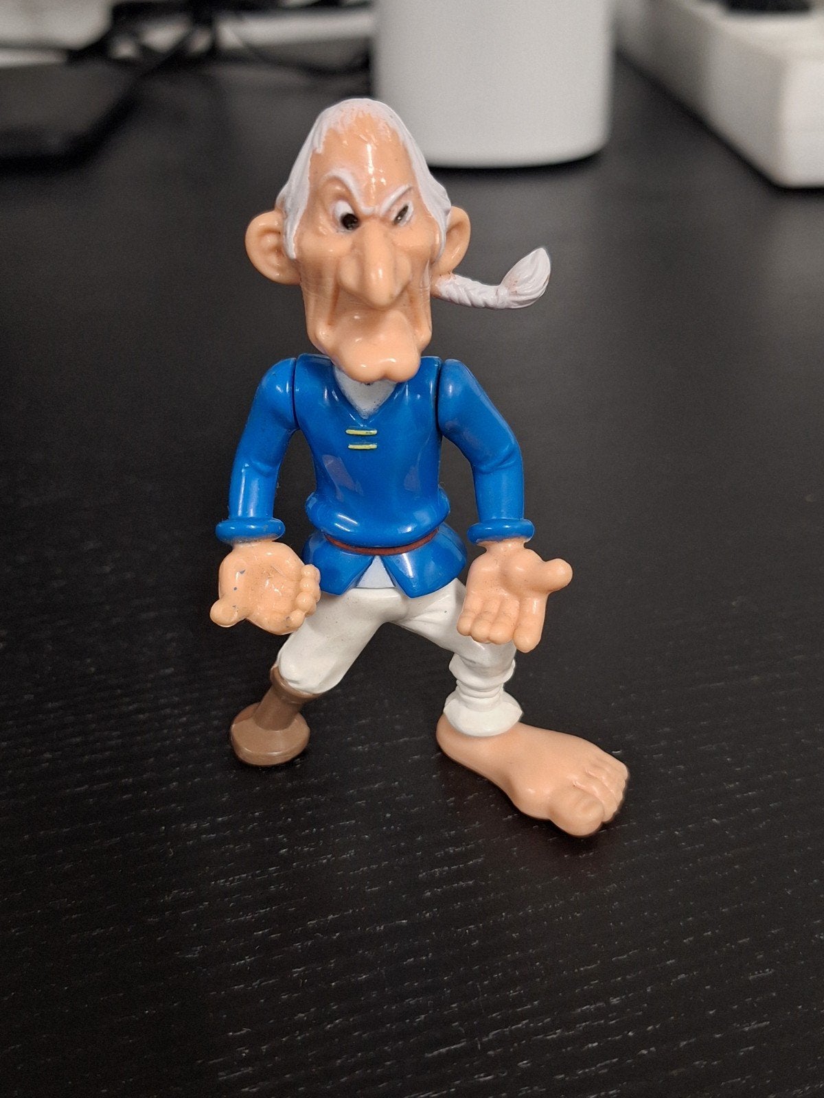 Vintage Asterix en Obelix Pirate peg leg Toycloud 1980s, Ophalen of Verzenden, Gebruikt