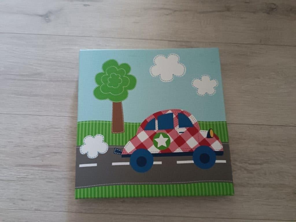 Canvasschilderij met auto, Kinderen en Baby's, Kinderkamer | Inrichting en Decoratie, Ophalen, Lamp