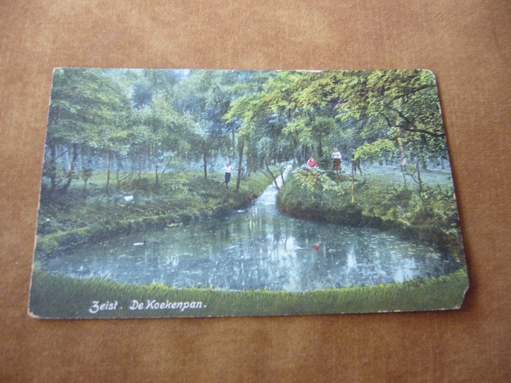 ZEIST  =  DE KOEKENPAN   BRIEFKAART 1909, Ophalen of Verzenden, 1940 tot 1960, Gelopen, Utrecht