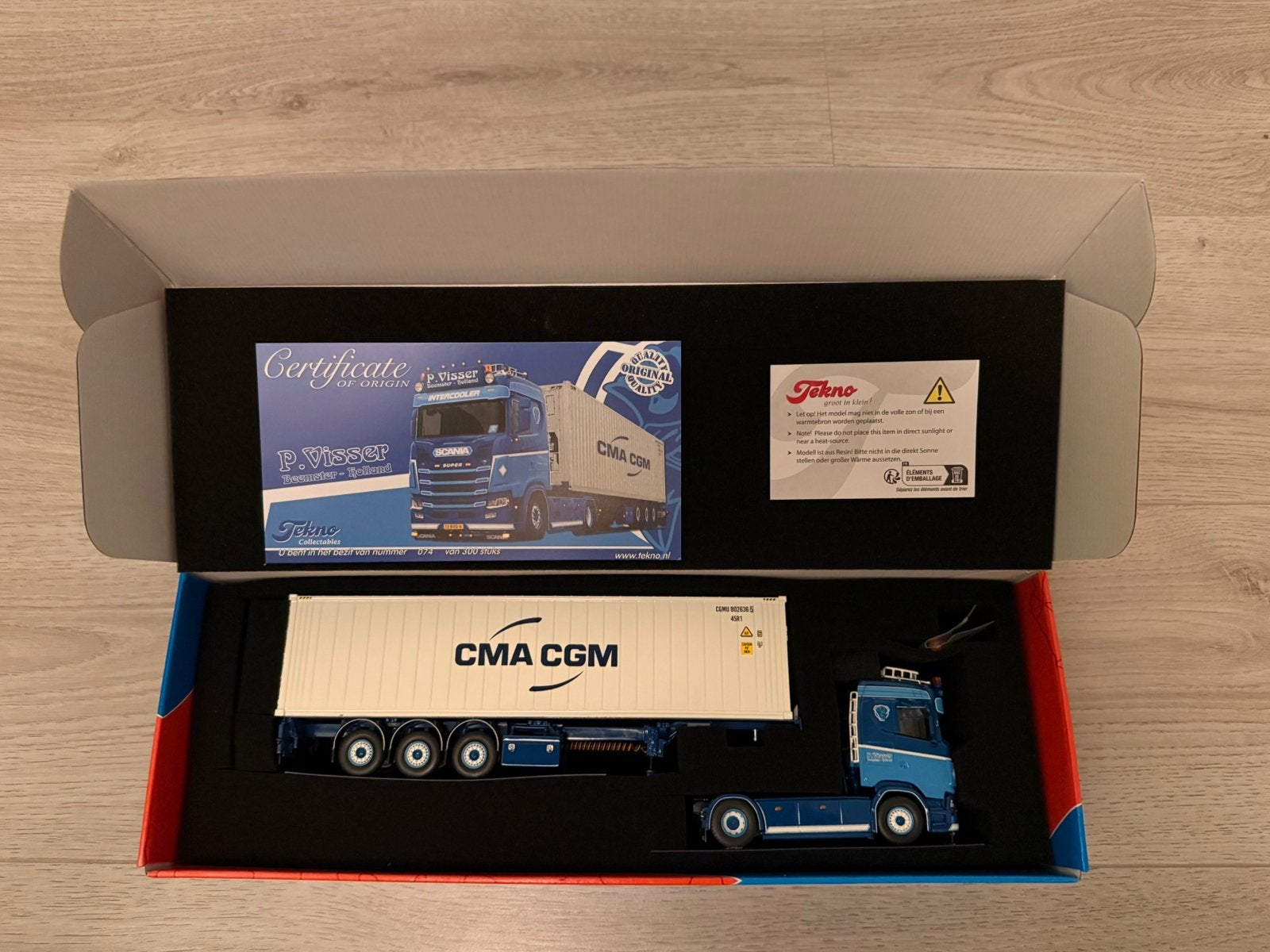 Scania Next Gen S540 With 40 FT Container van P., Ophalen of Verzenden, Zo goed als nieuw, Bus of Vrachtwagen, Tekno