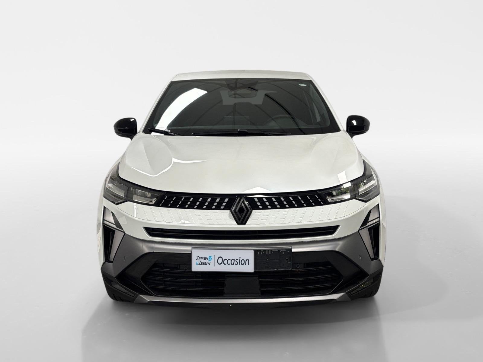 Renault Captur 1.6 E-Tech full hybrid 145 esprit Alpine NAVI, Auto's, Gebruikt, Leder en Stof, Wit, Bedrijf