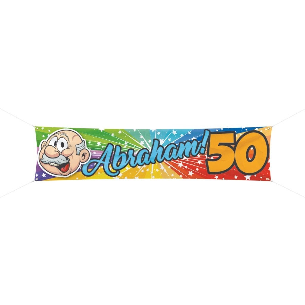 Gevelbanner abraham regenboog (65661), Nieuw, Abraham of Sarah, Ophalen of Verzenden, A