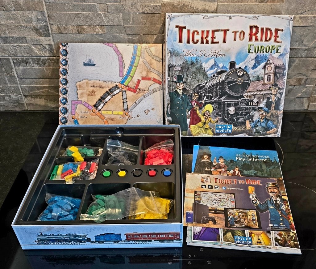 Ticket to Ride Europe - Compleet en in perfecte staat, Ophalen of Verzenden, Zo goed als nieuw, Days of Wonder
