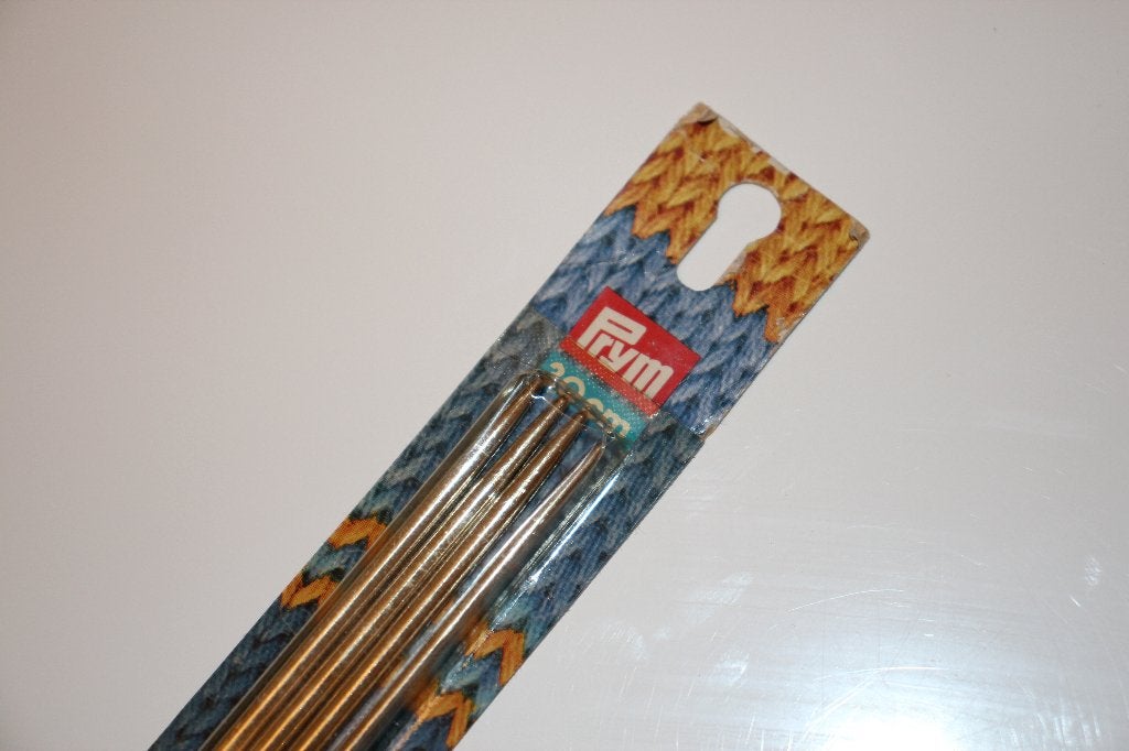 PRYM breinaalden met dubbele punt - 30cm / 3,5mm #3491, Ophalen of Verzenden, Nieuw, Breien, Naald