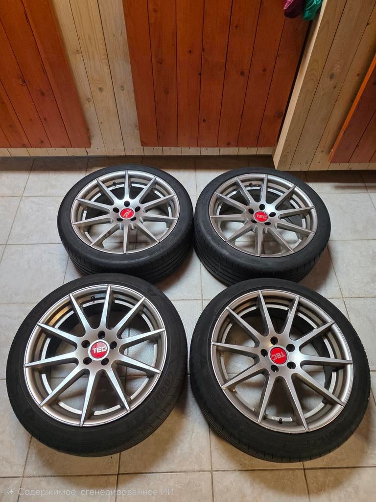 R19 110x5 velgen met zomerbanden, Auto-onderdelen, Banden en Velgen, Ophalen of Verzenden, 19 inch, Zomerbanden, Banden en Velgen