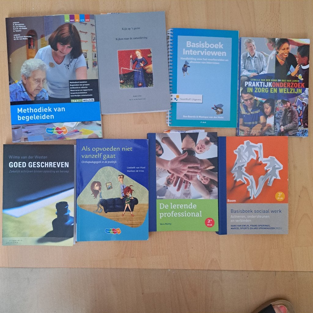 leerboeken HBO social work, Boeken, Diverse auteurs, Zo goed als nieuw, Alpha, HBO