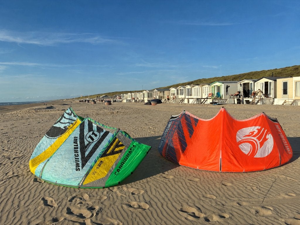 Complete Kitesurf Set: Cabrinha Switchblade 11m en 8m, Ophalen, Gebruikt, Kitesurf-set, Twintip