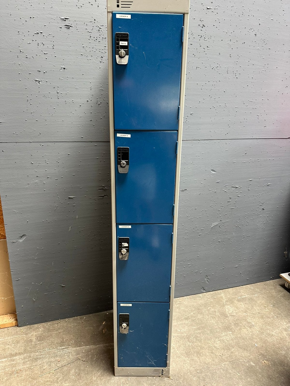 Nette lockerkast, 4 vaks, Huis en Inrichting, Kasten | Lockerkasten, Ophalen, Gebruikt