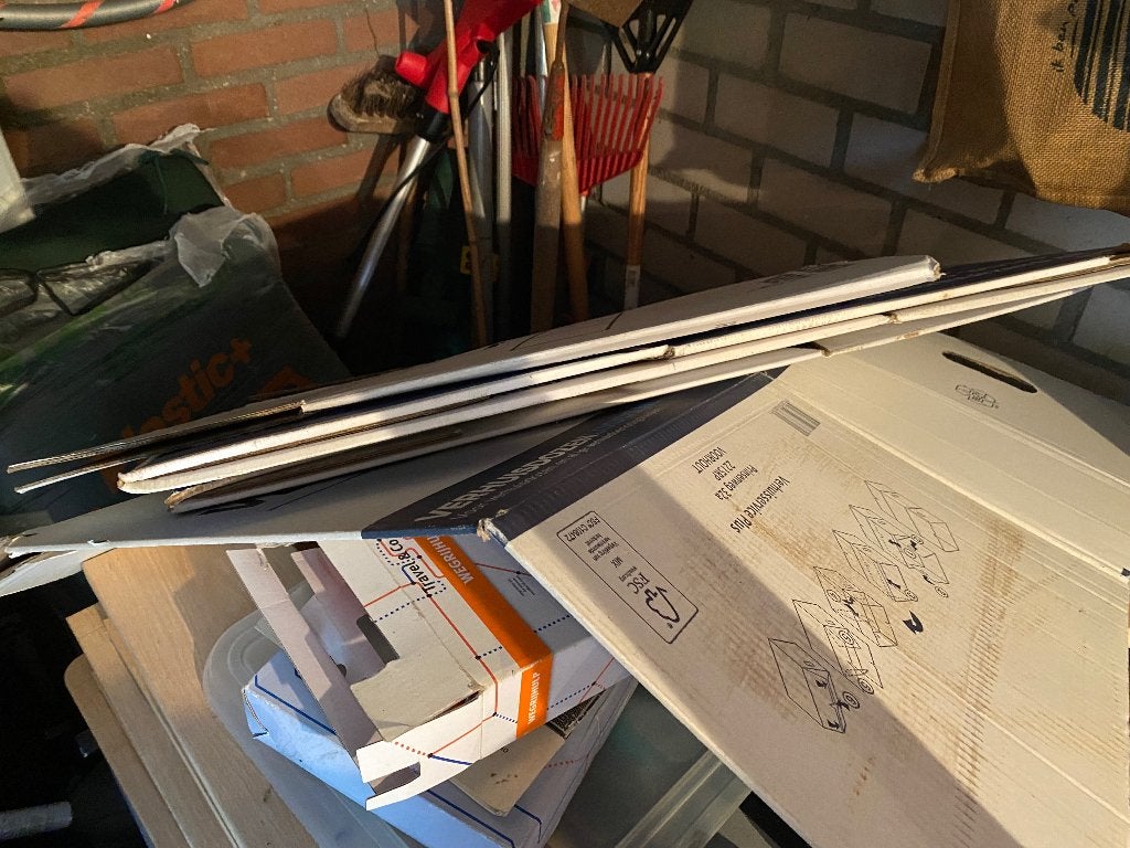 Verhuisdozen (4), Doe-het-zelf en Verbouw, Ophalen, 40 tot 60 cm, Opvouwbaar, 50 tot 75 cm