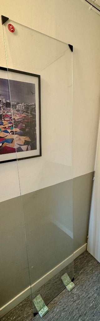 douschewand glas, Minder dan 50 cm, Overige typen, Nieuw, Ophalen of Verzenden