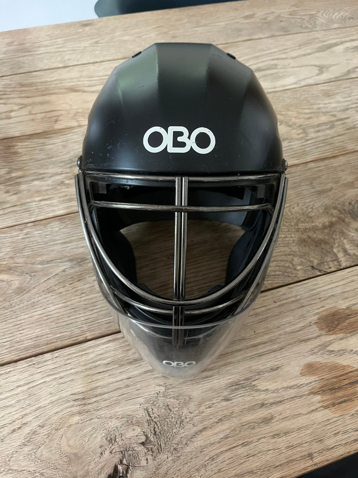Obo keepershelm hockey, Sport en Fitness, Ophalen of Verzenden, Gebruikt, Overige typen