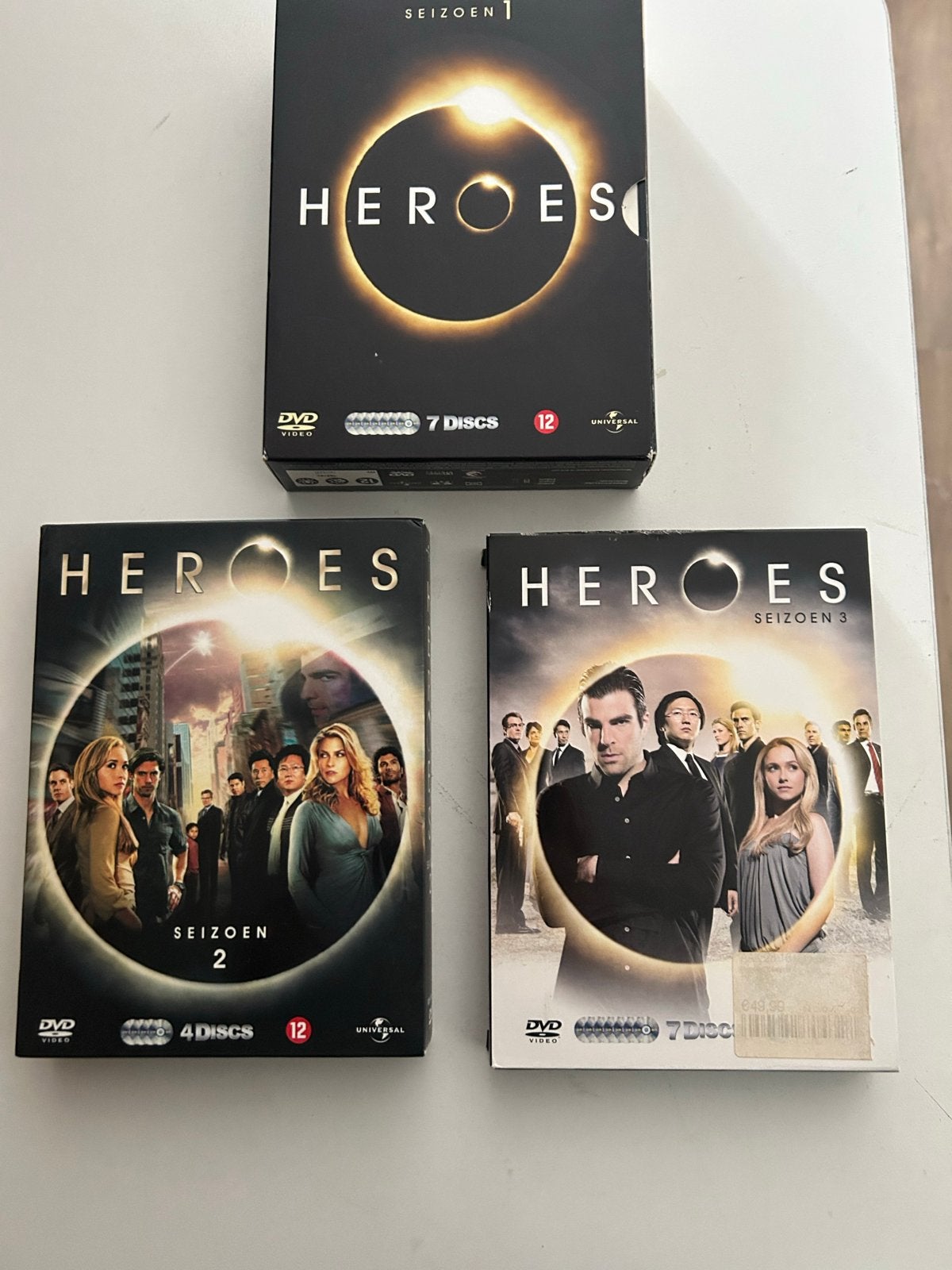 Heroes Seizoen 1, 2 en 3 DVD Boxsets, Seizoen 1, Nederlands, Science Fiction en Fantasy, Ophalen of Verzenden