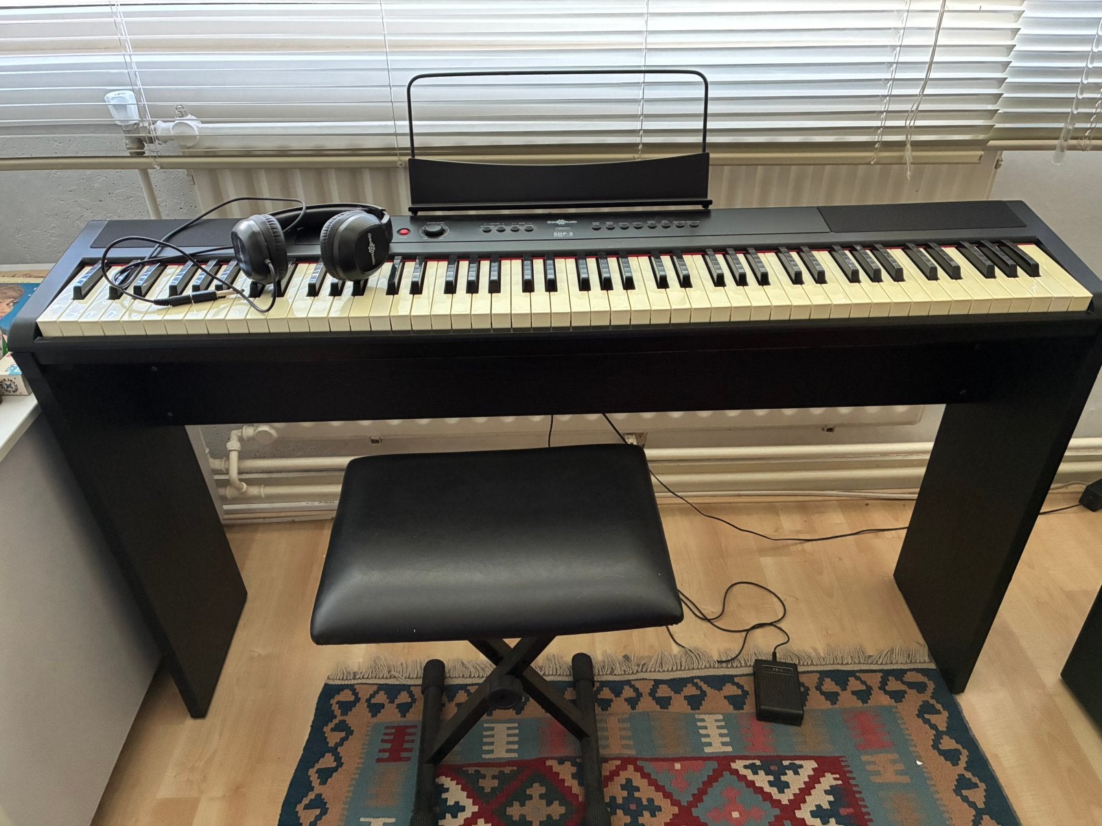 Gear4music SDP-Stage piano, Ophalen, Gebruikt, Zwart