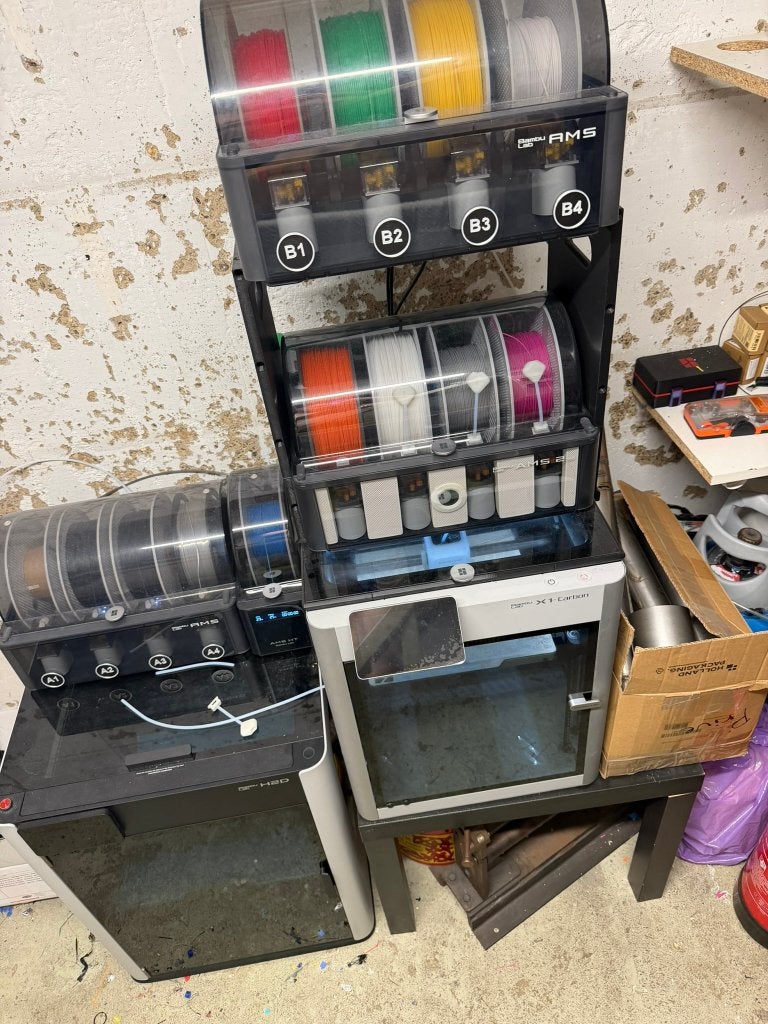bambulab x1c met ams, Ophalen, Ingebouwde Wi-Fi, Bambu labs, Zo goed als nieuw