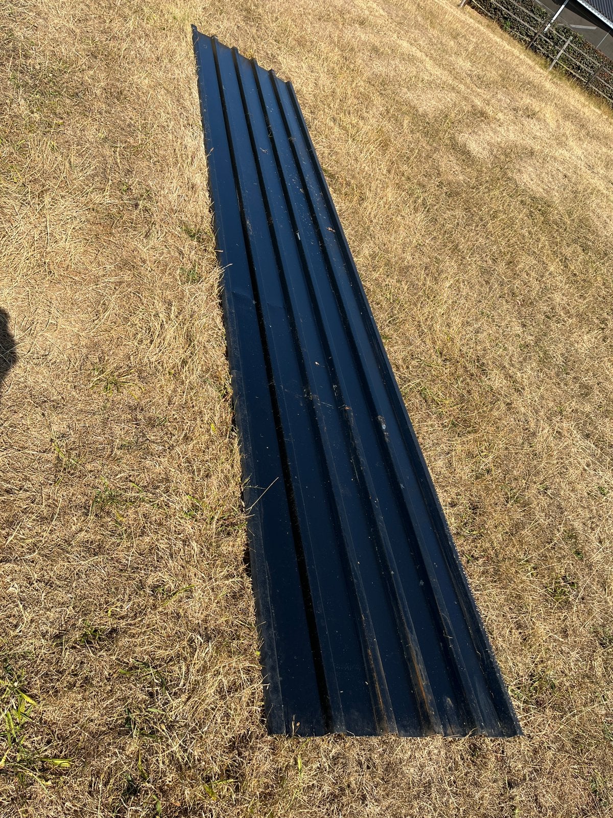 Dakplaten damwand zwart 100x595, Zwart, Zo goed als nieuw, 15 m² of meer, Metaal