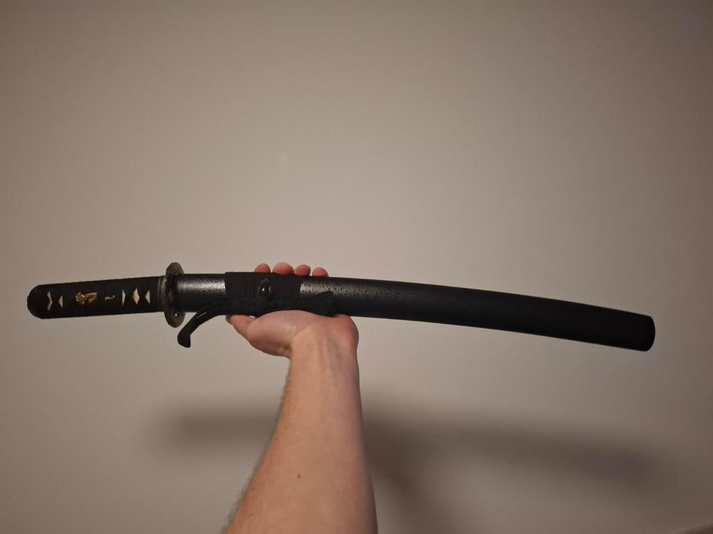 Wakizashi met prachtige choji hamon, Verzamelen, Ophalen, Landmacht, Nederland