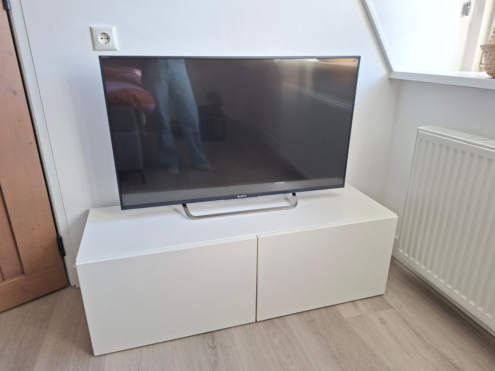 Ikea tv meubel besta, Ophalen, Overige materialen, 100 tot 150 cm, 100 tot 150 cm