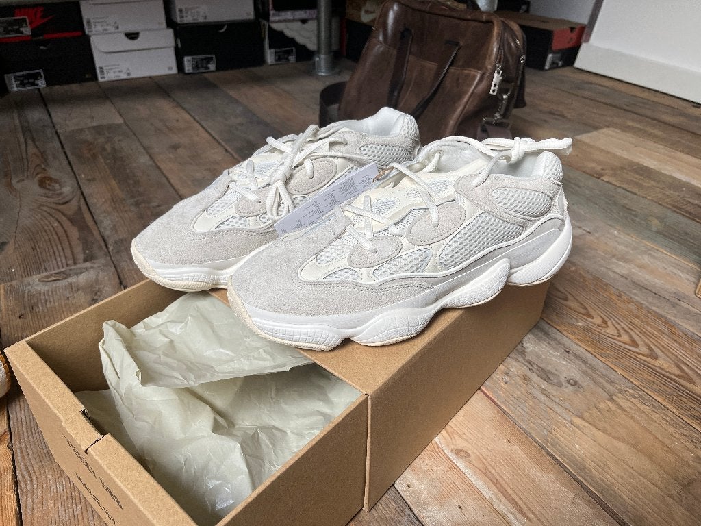 Adidas Yeezy 500 bone white - 42 2/3, Wit, Nieuw, Ophalen of Verzenden, Sneakers of Gympen