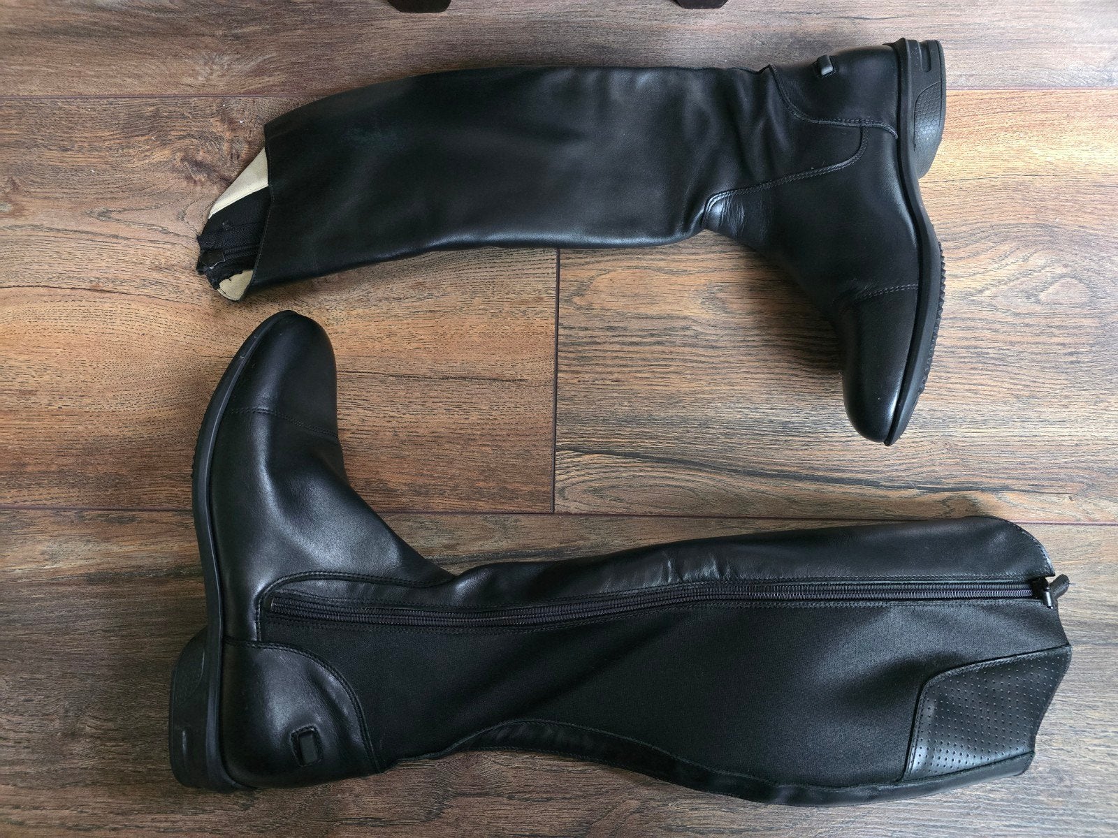 Zwarte Leren Paardrijlaarzen, Paardrijden, Laarzen, Ruiter, Ophalen of Verzenden, Zo goed als nieuw, Dressuur, Schoeisel