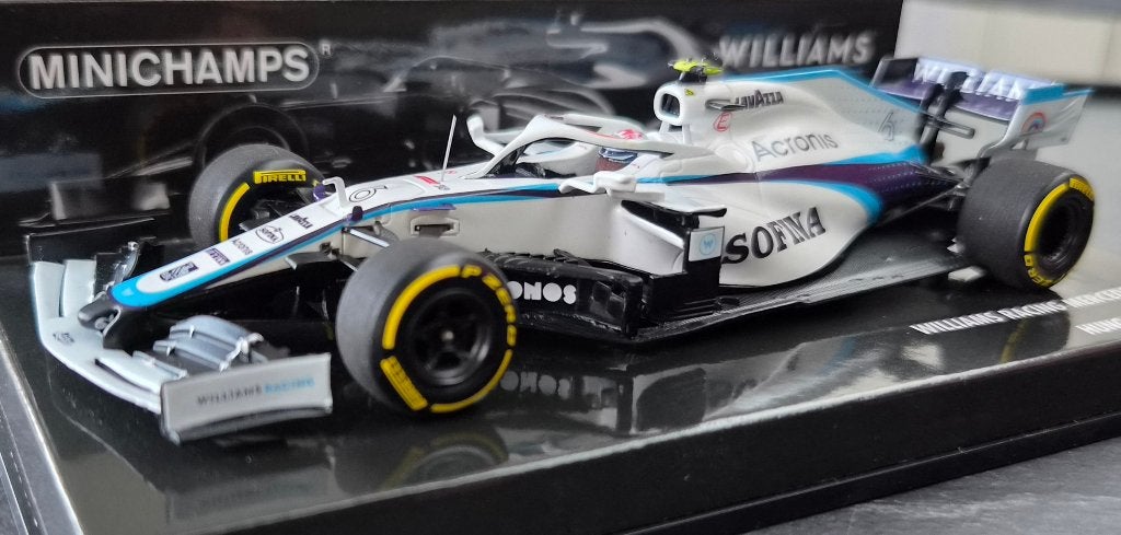 Minichamps Williams FW43 Nicholas Latifi 1:43 Hungarian GP, Ophalen of Verzenden, Nieuw, Auto, MiniChamps