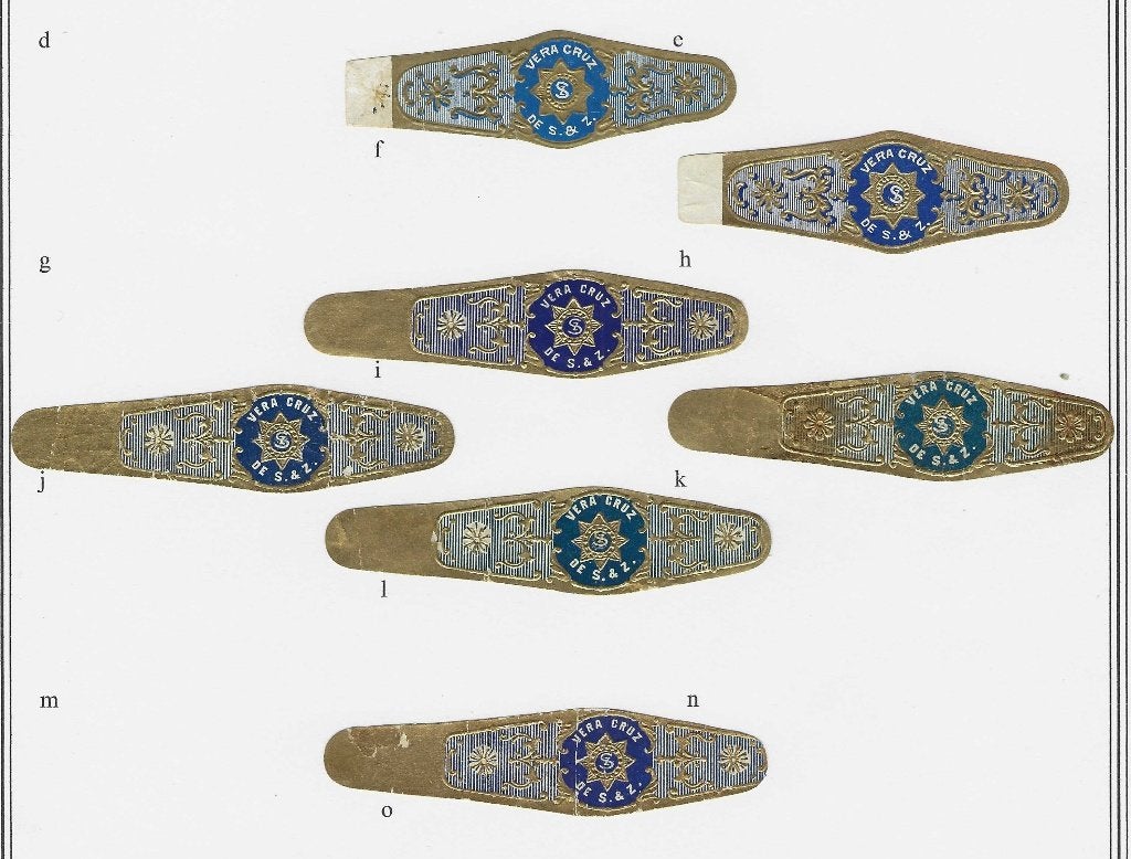 klassiek blad 348   vera cruz  sigarenbanden, Ophalen of Verzenden, Zo goed als nieuw, Sigarenbandjes