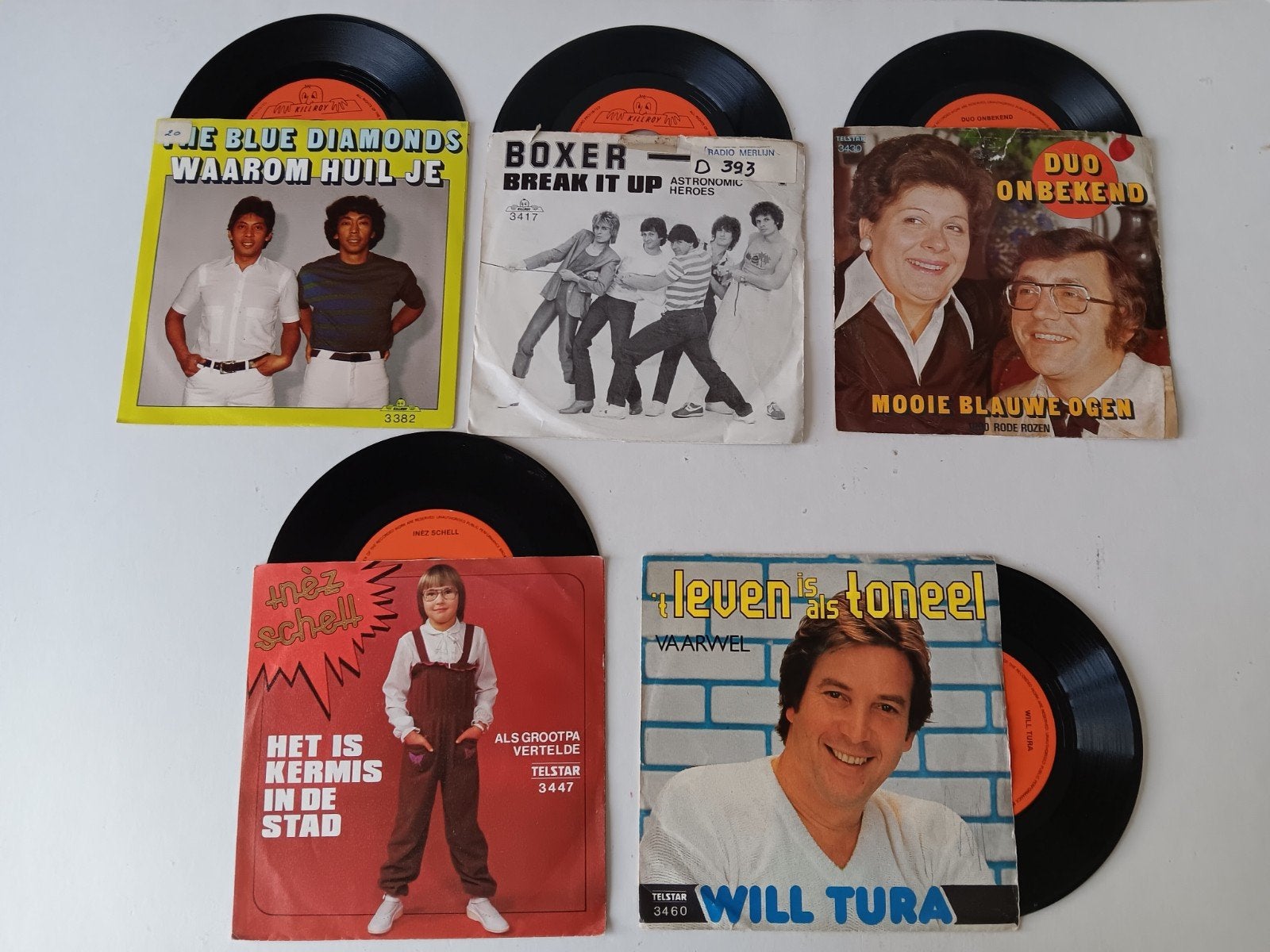 telstar singles, Ophalen of Verzenden, Gebruikt, Nederlandstalig