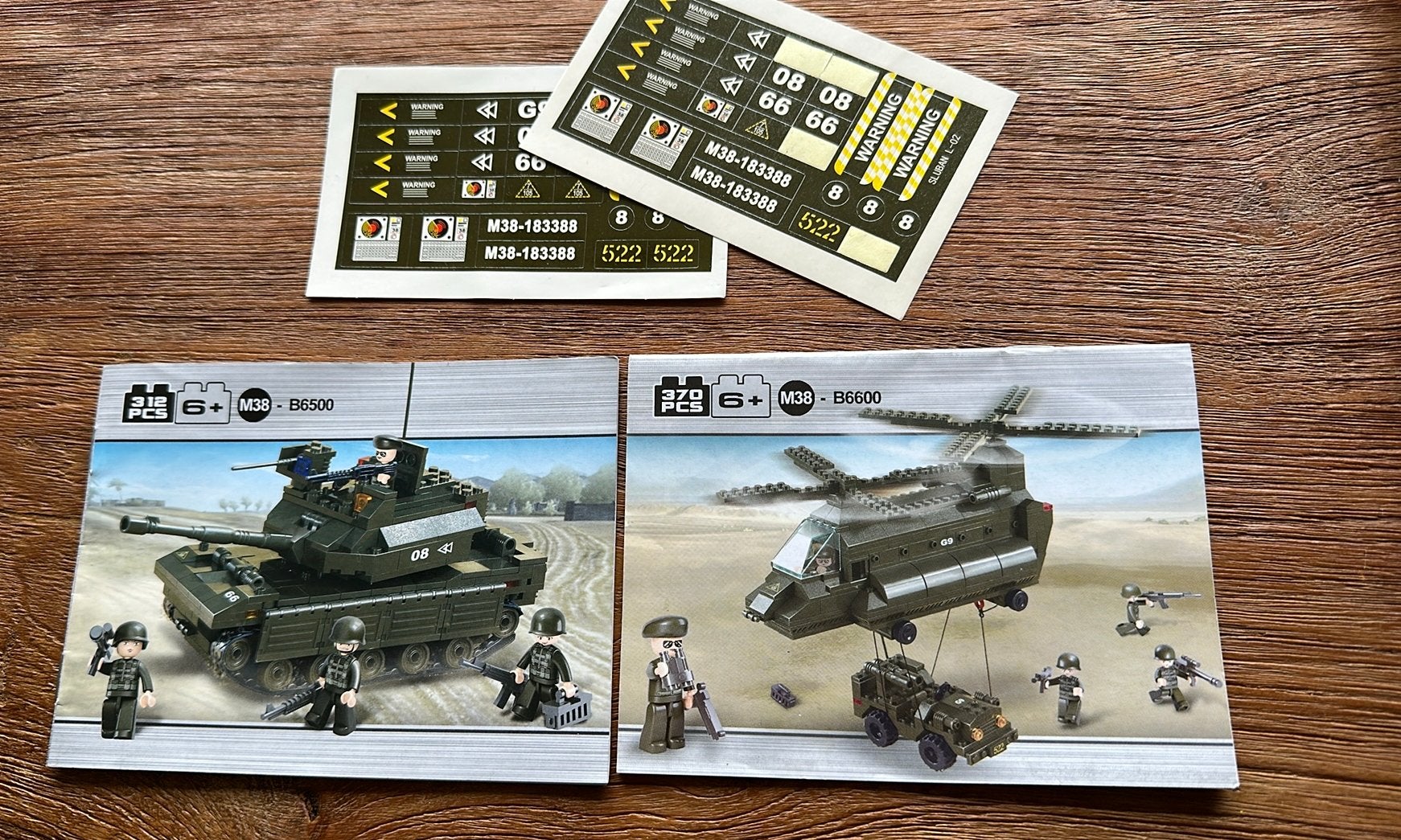 Sluban tank b6500 en chinook b6600, Ophalen of Verzenden, Zo goed als nieuw