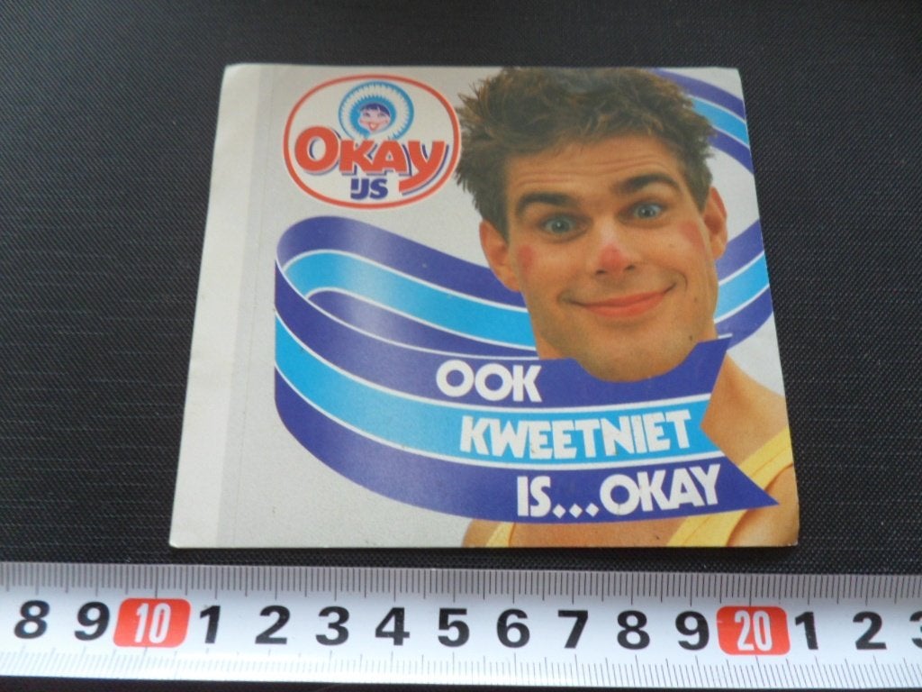 sticker OKAY IJS ook kweetniet is okay - meneer kaktus show*, Ophalen, Zo goed als nieuw