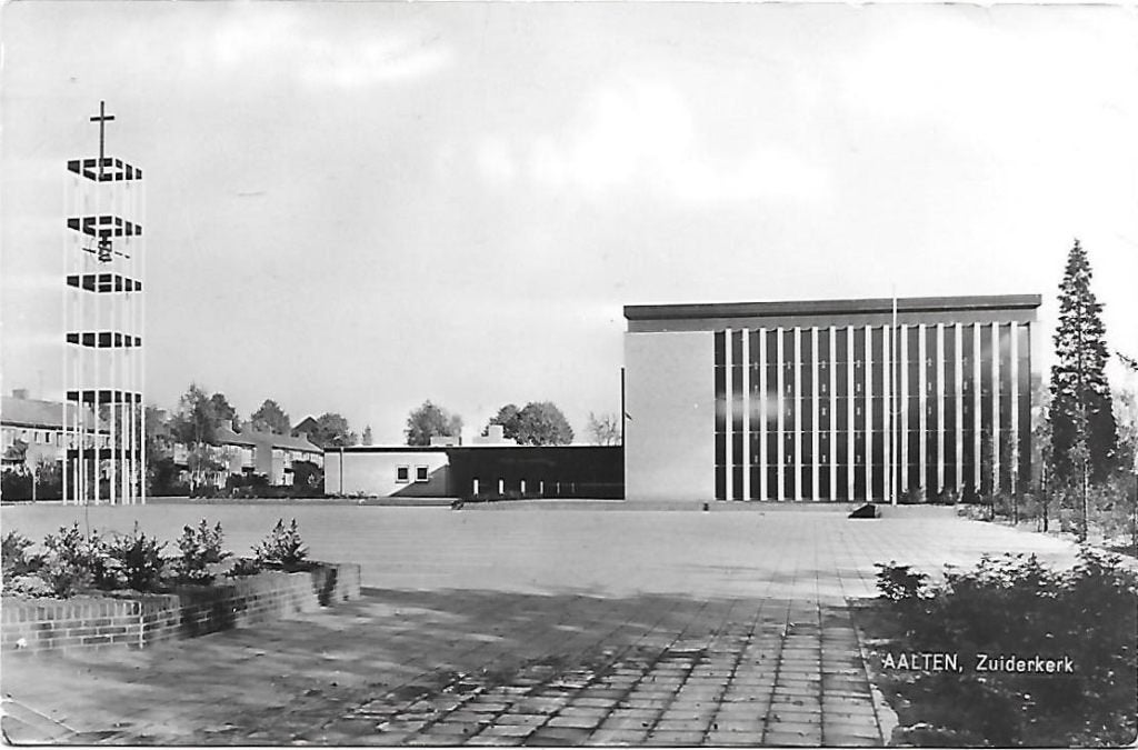 Aalten Zuiderkerk Oude Ongelopen Ansichtkaart ( B456, Ophalen of Verzenden, 1960 tot 1980, Ongelopen