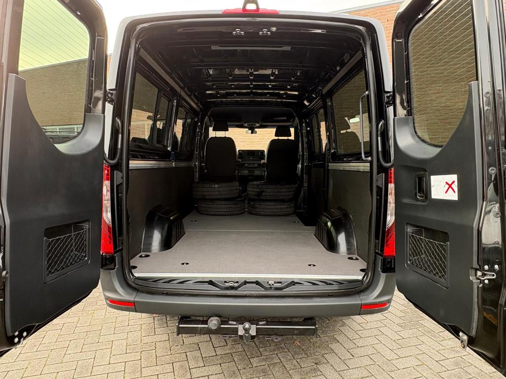 Mercedes-Benz Sprinter 316CDI 164PK L2H1 7G-Tronic / Cruisec, Auto's, 4 cilinders, Zwart, Mercedes-Benz, Bedrijf