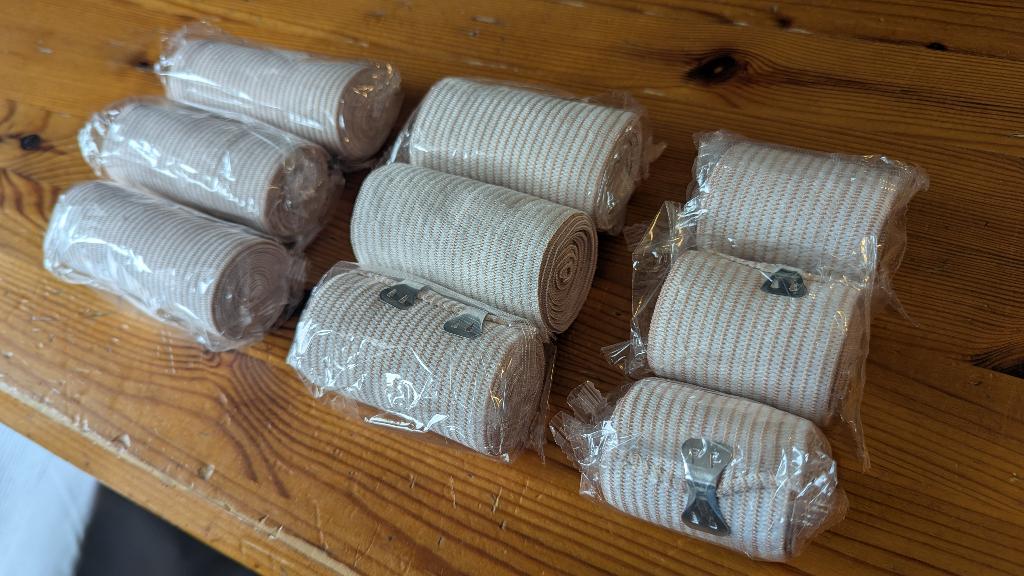 9x Elastisch Steunverband, Ophalen of Verzenden