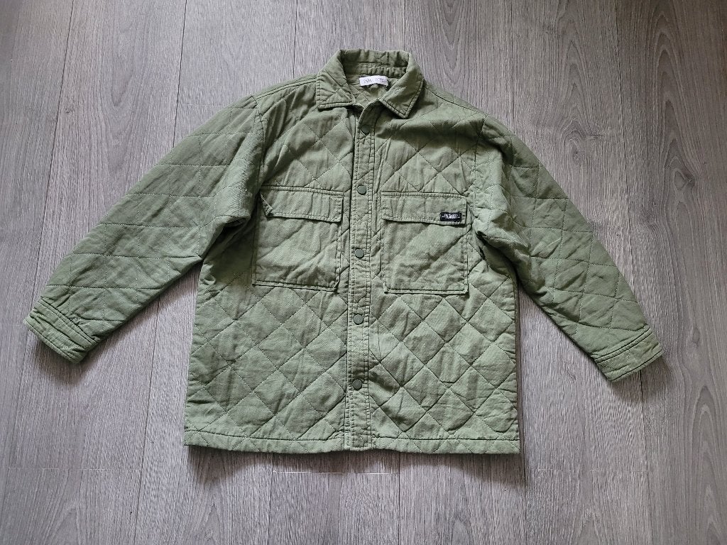 ZARA groene zomerjas maat 152 ~ MW3032, Kinderen en Baby's, Kinderkleding | Maat 152, Ophalen of Verzenden, Zo goed als nieuw