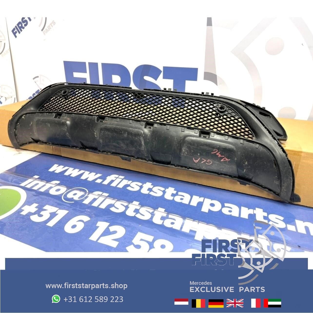 W156 X156 GLA KLASSE AMG BUMPER ROOSTER VOORBUMPER MIDDEN RO, Gebruikt, -, Ophalen of Verzenden, -